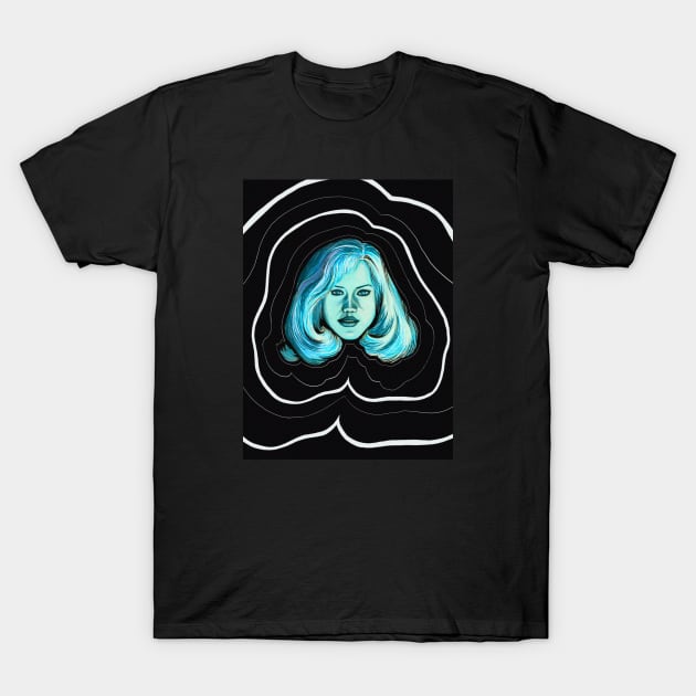 Lost Highway David Lynch Portrait T-Shirt by NibsonMother